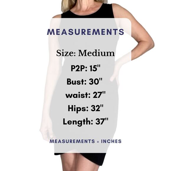 Leith Black Bodycon Sheath Dress M Ruched Asym Slit Work Cocktail Hoco - Picture 6 of 8